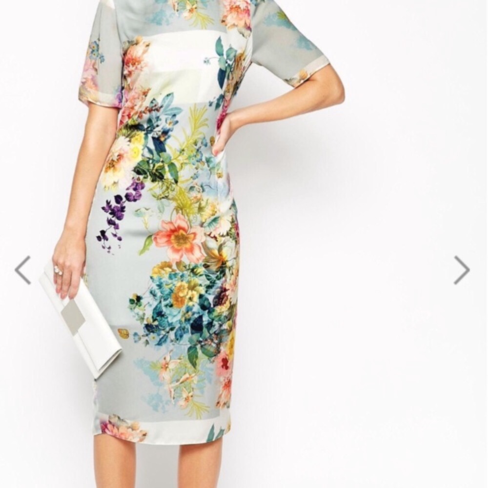 ASOS Salon Midi Dress